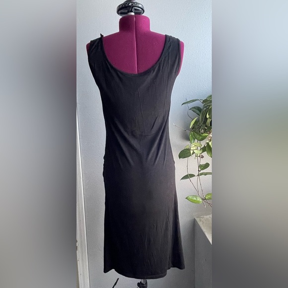 Boutique Black Summer Slinky Dress Women’s Sz L NWOT - Picture 5 of 10